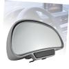 Mikinona Adjustable Wide-angle Blindspot Car Side Mirror for Parking Auxiliary Rearview Anti-dead Zone Convex Design Silver Right Side for Enhanced Driving Safety Random Color view 2