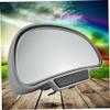 Mikinona Adjustable Wide-angle Blindspot Car Side Mirror for Parking Auxiliary Rearview Anti-dead Zone Convex Design Silver Right Side for Enhanced Driving Safety Random Color view 4