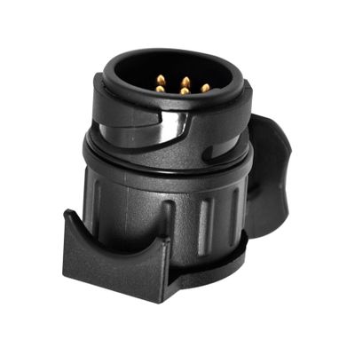 CONGARTENO Pin to Pin Trailer Adapter Featuring Locking Mechanism Weatherproof Spring-Loaded Flap and Rubber Seal Compatible with Caravans Trailers and Trucks for Reliable Electrics