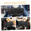 Beatifufu PU Motorcycle Saddle Bag Organizer Stylish Tool Storage for Motorbike and Electric Scooter Side and Tail Bags view 2