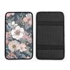 Flowers Memory Foam Car Armrest Cover, Universal Center Console Pad Waterproof Pu Leather Elbow Rest for Driving Comfort&Pressure Relief Fits Cars, Suvs, Trucks Perfect for Road Trip[144] view 1