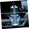 Mikinona Rhinestone Air Outlet Cup Holder for Car Non-Skid Vent Adapter Secure Drink Holder for Water Bottles and Canned Beverages Stylish Vehicle Mounted Beverage Accessory view 2