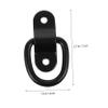 Gogogmee 4pcs Heavy Duty D-Ring Tie Down Anchors with Screws for Trailers Cargo Lashing Rings Surface Mount Brackets Compact Trailer Accessories view 2