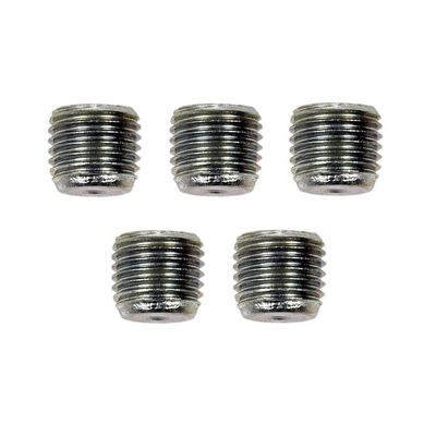 KarParts360 For Pontiac Sunfire 1995 Cylinder Head Plugs | Steel Material | 0.21 Inches Closed End Diameter | 0.4 Inches Open End Diameter | Replacement For 10040001, 24572543