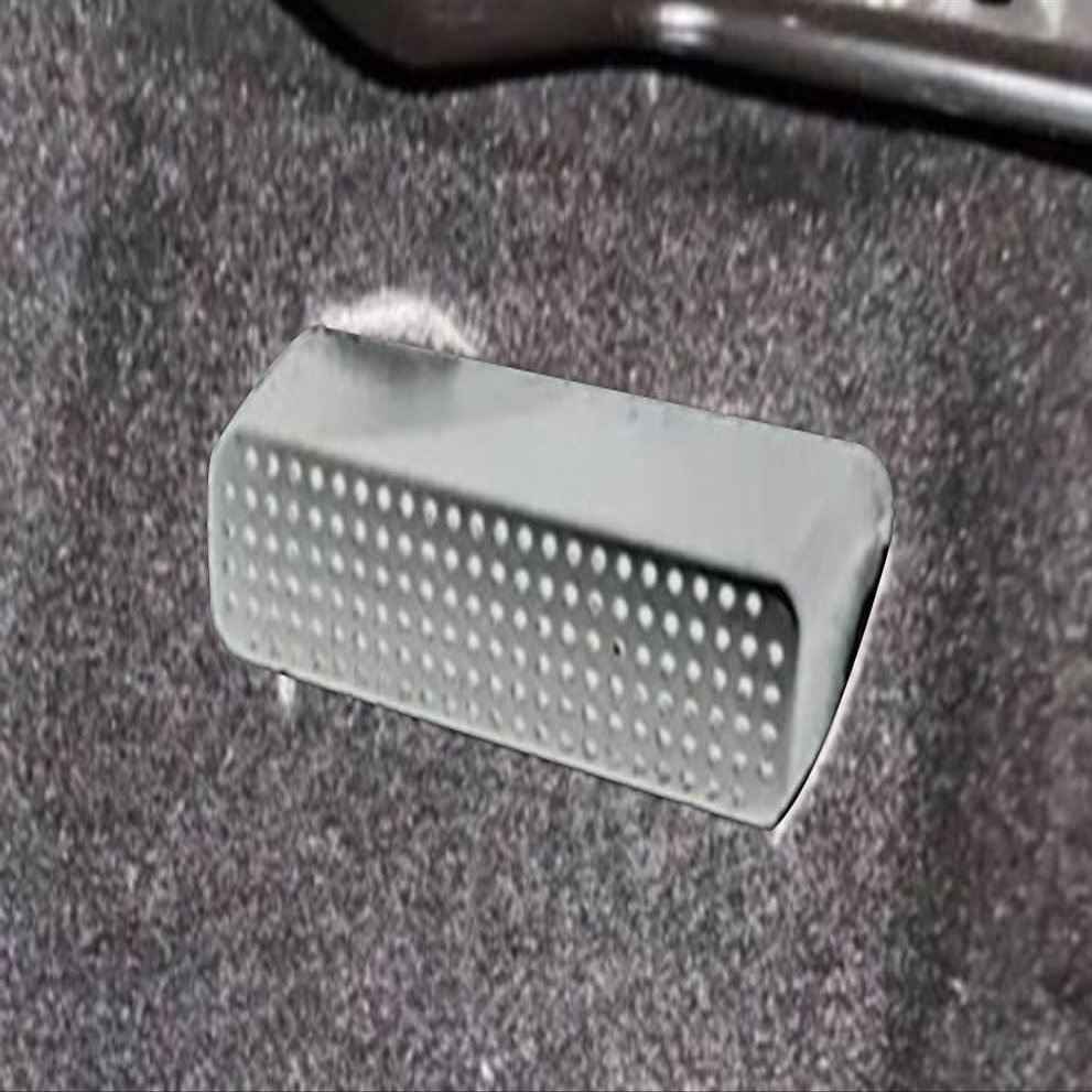 Mrregqic Auto Accessories Fit for Mitsubishi Outlander 2018 Bottom air Vent Trim (Matte Silver) ABS 2 PCS