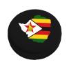 Flag of Zimbabwe Map Spare Tire Cover Trailer Tire Covers for Truck SUV Camper Vehicle Wheel Cover Waterproof Sun Dust Protection view 4