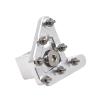 Motorcycle Footrest Motorcycle Rear Brake Pedal Lever Foot Peg Step Tip Universal 125-530cc Dirt-Bike Accessories For Yam&aha For Kawasaki(Silver) view 1
