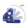 Motorcycle Footrest Motorcycle Rear Brake Pedal Lever Foot Peg Step Tip Universal 125-530cc Dirt-Bike Accessories For Yam&aha For Kawasaki(Silver) view 4