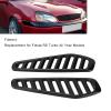 2PCS Car Hood Air Vent Trim Cover, Glossy ABS Replacement for All Year, Bonnet Vent Scoop with Air Intake, Auto Parts for Most Vehicles view 4