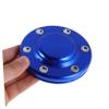 GRIRIW Aluminum Alloy Car Wheel Center Caps Blue Center Decoration Rim Protector Automotive Replacement Cover view 4