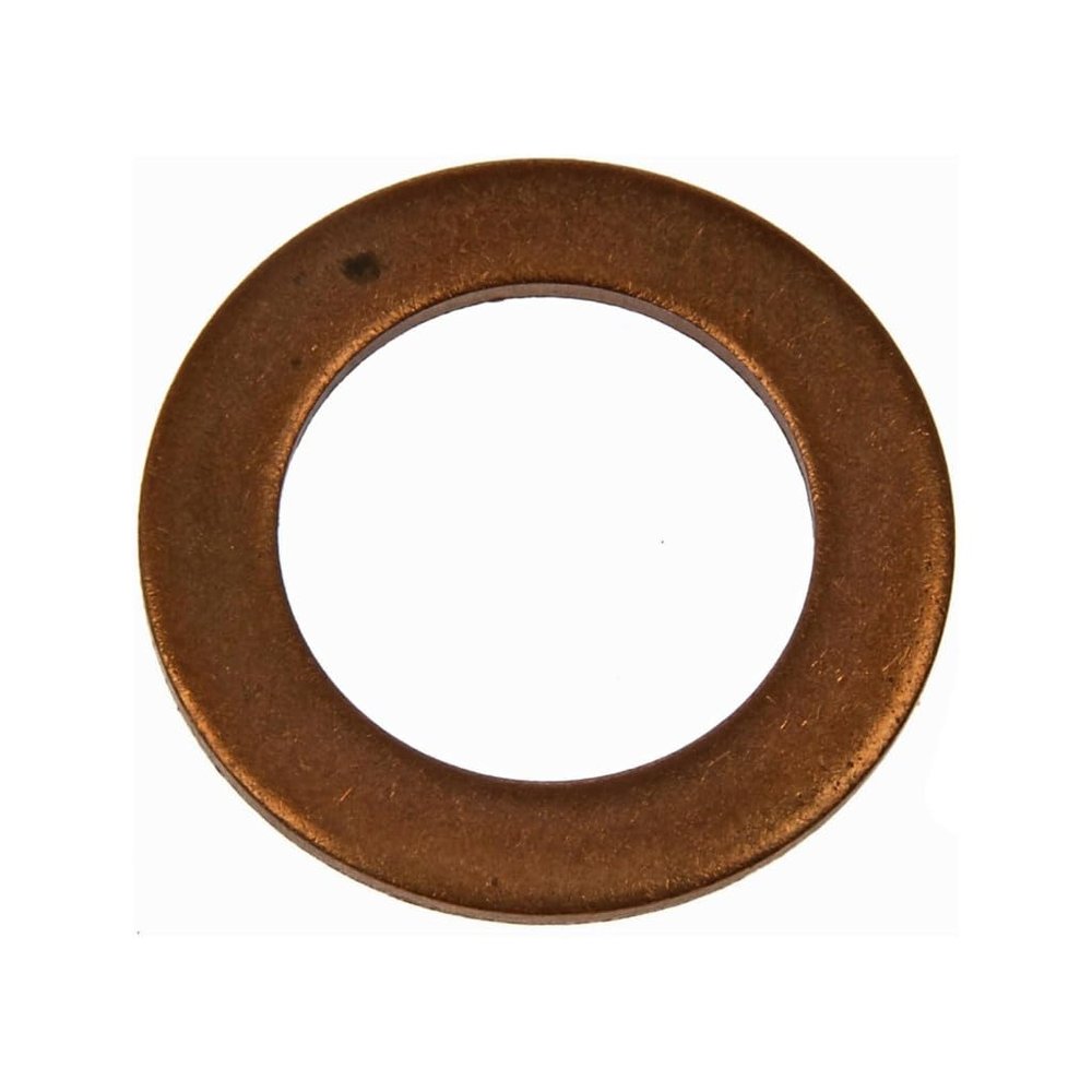 KarParts360 For Ford E-550 Econoline Super Duty 2002 Engine Oil Drain Plug Gaskets | 25 Pieces | Copper | 0.571 In. Inside Diameter | 0.882 In. Outside Diameter | Replacement For 7522709, 94158328