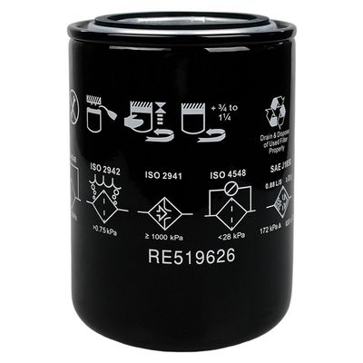RE519626 Engine Oil Filter Compatible with JD 5055E 5065E 5075E 4120 4320 4520 4720 5045D 5055D 5103 313 315 317 318D 332D L60 R40 Plus W50 W70 3029 4024 5030 6068 B7306 P550758