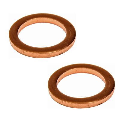 KarParts360 For Mercedes-Benz Maybach S560 2019 Engine Oil Drain Plug Gaskets | 2 Pieces | Copper Material | Replacement For 7603014106, 7603-012102