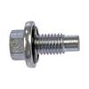 KarParts360 For Pontiac Sunbird 1994 Oil Drain Plug | Steel Material | Silver | 5.8 Bolt Grade | Conventional Drain Method | Replacement For 12552966, 3522351 view 3