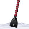 VIECDJSK Ice Scraper for Car Windshield and Window, Snow Scraper with Ergonomic Silicone Handle for Quick Ice and Snow Removal, Winter Cars Tool for Scrape Frost and Ice, Car Accessories (Black) view 1