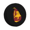 Flag of Sri Lanka Map Spare Tire Cover Trailer Tire Covers for Truck SUV Camper Vehicle Wheel Cover Waterproof Sun Dust Protection view 1
