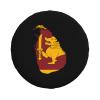 Flag of Sri Lanka Map Spare Tire Cover Trailer Tire Covers for Truck SUV Camper Vehicle Wheel Cover Waterproof Sun Dust Protection view 2
