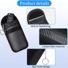 DTNITOU Car Key case for Tesla Model Y 2021-2025, Leather Car Key Chain Keychain Holder for Remote Key Fob view 4