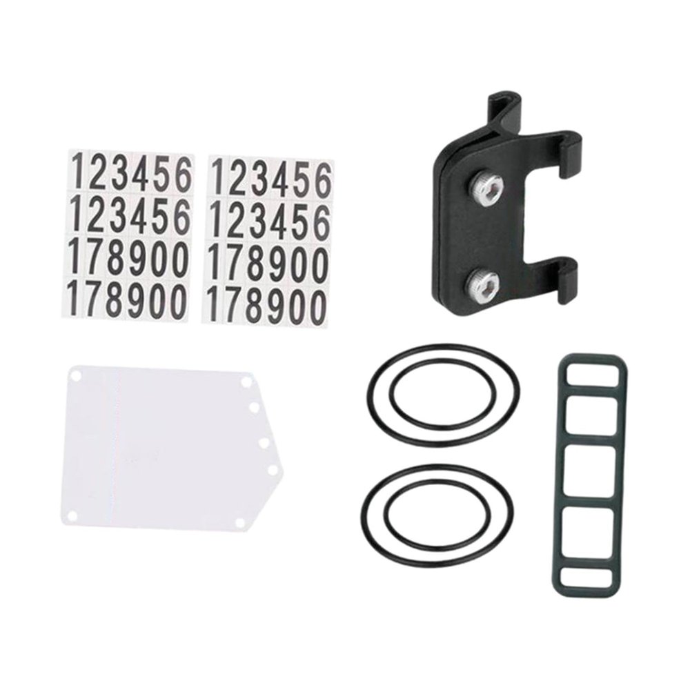 Aymzbd Cycling Number Plate Holder Bike Number Plate Holder Lightweight Multifunction with Stickers Seatpost Mount for Competition