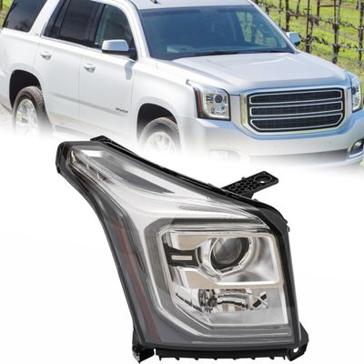CHENDIAN For 2015-2020 GMC Yukon Denali/Yukon XL Denali Headlight Assembly - HID Xenon+LED Headlamp, w/o LED DRL, w/Bulbs, Right Passenger Side, OEM 84294010