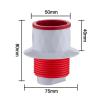 One-way Valve Water Pipe Plug Durable Deodorizing Sewer Pipe Sealing Ring Insect-proof Floor Drain Device(Silver) view 2