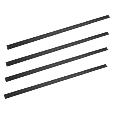 Gogogmee 4pcs Windshield Wiper Replacement Refills Rubber Strips for Front and Rear Car Windows Easy Install Automotive Wiper Blades Inserts for Clear Visibility