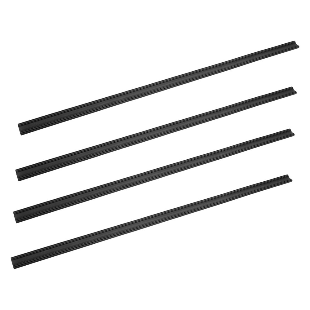 Gogogmee 4pcs Windshield Wiper Replacement Refills Rubber Strips for Front and Rear Car Windows Easy Install Automotive Wiper Blades Inserts for Clear Visibility