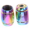 Gogogmee 4pcs Motorcycle Tire Valve Stem Caps with Airtight Seal Anti-dust Valve Covers Vibrant Colorful for Cars Trucks Suvs Protection and Style view 3