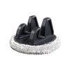 YoRise Bling Car Phone Holder, Rhinestone 360 Adjustable Car Dashboard Navigation Mount, Self-Adhesive Center Console Cellphone Stand, Universal Vehicle Smartphone Bracket for Most Cars (White) view 1