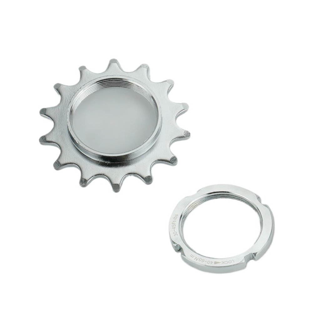 BTYSEQ Fixed Gear Bicycle Freewheel Cogs H1 Speed Fixie Bike Lock Rings 13T 14T 15T 16T 17T 18T(14T)