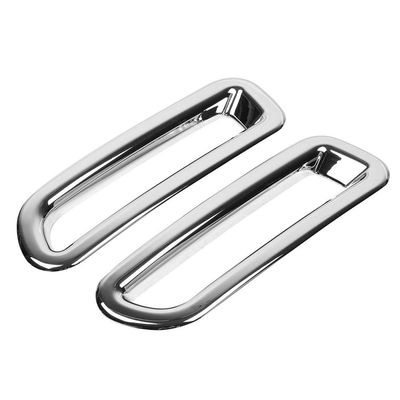 Rear Fog Light Cover Trim Frame Moulding Premium ABS Chrome Plated Durable Protective Decorative Accessory for Vitara 2016 2018 Silver 2Pcs