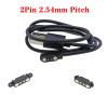 1pcs 2/4/5Pin 2.54mm Pitch USB Magnetic Charging Cable Male Female PogoPin Connector DC Power Wire Magnets Contact(Black 4Pin) view 3