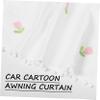 BUGUUYO Car Side Window Sun Shade with Suction Cups Car Curtain UV Protection Heat Reduction Privacy Screen Cute Cartoon Pattern view 3