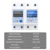 LCD Display Digital Single Phase Two Wire Energy Meter Power Consumption Electric 230VAC 60A 50Hz Wattmeter(Single with Light) view 2