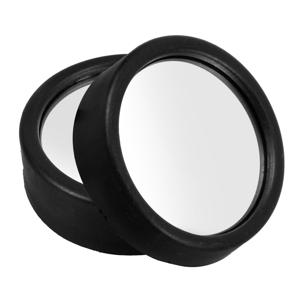 Happyyami Adjustable Car Blind Spot Mirrors Wide Angle Rearview Side Mirror Auxiliary Safety for Drivers Easy Install Automotive Exterior Accessories