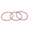 (OD*Thickness) 4MM Thickness Grade Red Silicone Rubber Seal O-Ring Gasket(58mm OD) view 3