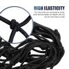 Hugwits 47" x 31" Bungee Cargo Net, Latex Heavy Duty Bungee Net, Stretchable Cargo Nets with 10 Adjustable Plastic Hooks, Universal for Most Cars (Black) view 3