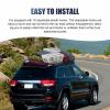 Hugwits 47" x 31" Bungee Cargo Net, Latex Heavy Duty Bungee Net, Stretchable Cargo Nets with 10 Adjustable Plastic Hooks, Universal for Most Cars (Black) view 4