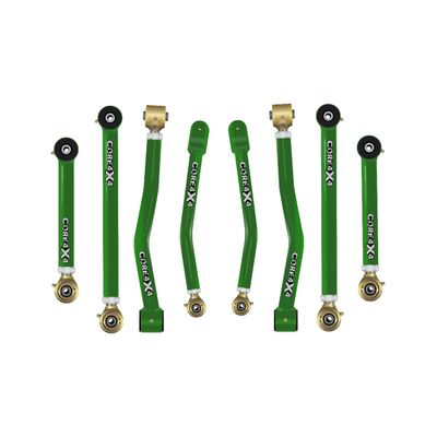 CORE 4X4-8pc Camp Series Adjustable Control Arm Kit - Compatible with Jeep Gladiator JT 20+ - (Green)