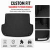 Rezaw-Plast Cargo Liner for Toyota RAV4 20132018 Custom Fit Trunk Mat All-Weather PE Material, 1/16" Thick Anti-Scratch, Odorless, Raised Edges, Anti-Slip, Durable Boot Tray Black view 2