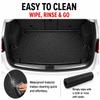 Rezaw-Plast Cargo Liner for Toyota RAV4 20132018 Custom Fit Trunk Mat All-Weather PE Material, 1/16" Thick Anti-Scratch, Odorless, Raised Edges, Anti-Slip, Durable Boot Tray Black view 3