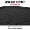 Rezaw-Plast Cargo Liner for Toyota RAV4 20132018 Custom Fit Trunk Mat All-Weather PE Material, 1/16" Thick Anti-Scratch, Odorless, Raised Edges, Anti-Slip, Durable Boot Tray Black view 4