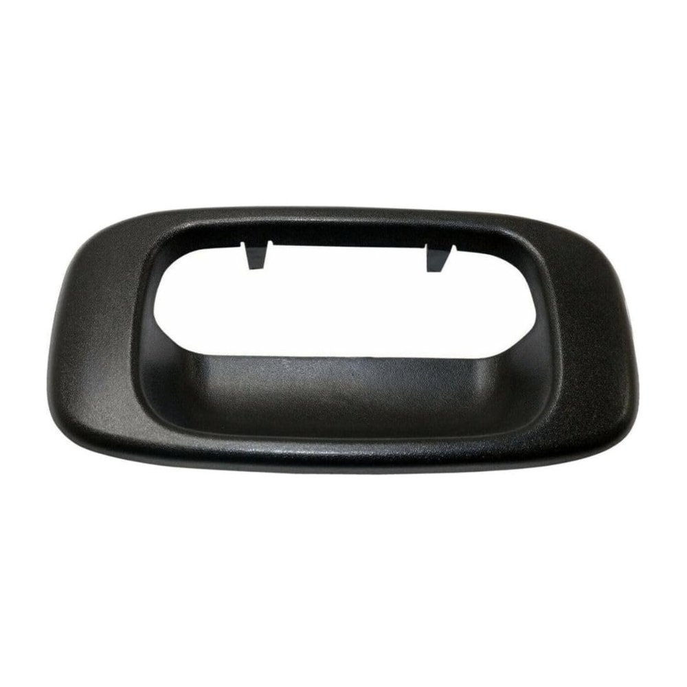 HuLuWaa Tailgate Handle Bezel Outside Textured Black Plastic for Chevy for GMC for Sierra 3500/2500HD/2500/1500 Rear 15228539 GM1916102