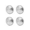 WUZUTU 4 PCS ABS Car Wheel Center Hub Cover Fit for Porsche Macan Cayenne Panamera 918 Boxster Cayman 718 65MM/2.56In Outer Diameter and 48.5MM/1.91 Inch Inner Diameter Car Wheel Protector Silver view 1