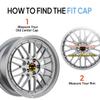 WUZUTU 4 PCS ABS Car Wheel Center Hub Cover Fit for Porsche Macan Cayenne Panamera 918 Boxster Cayman 718 65MM/2.56In Outer Diameter and 48.5MM/1.91 Inch Inner Diameter Car Wheel Protector Silver view 3