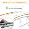 Roof Rack Crossbars Fits VW Atlas 2017-2025 with Raised Side Rails view 2