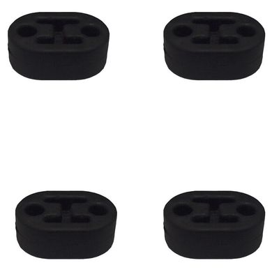 COCOZO for 4PCS Universal Car Rubber Exhaust Tail Pipe Mount Brackets Hanger Insulator