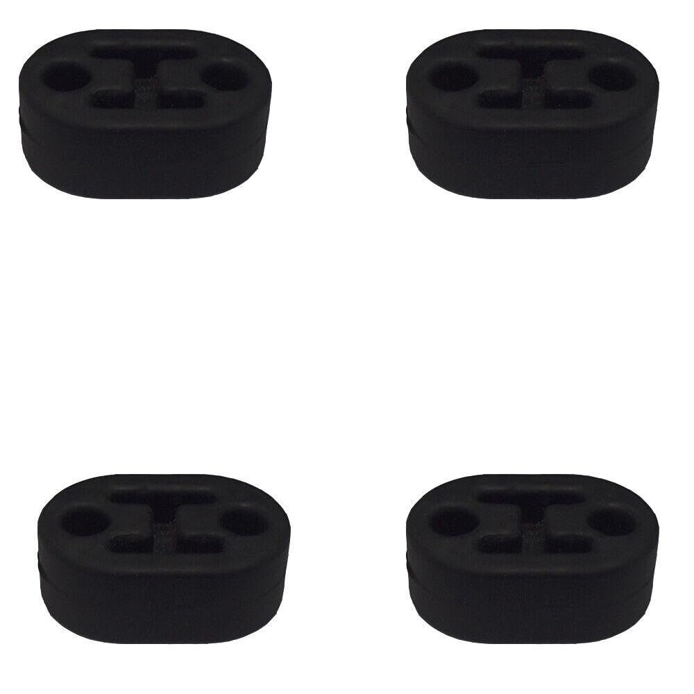 COCOZO for 4PCS Universal Car Rubber Exhaust Tail Pipe Mount Brackets Hanger Insulator