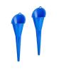 Ypoyney 2 PCS Oil Funnel, Automotive Multi-Function Long Neck Fuel Funnel, Plastic Anti-Spill Engine Funnel for Filling Engine Oils, Water, Diesel Fuel, Kerosene and Other Liquids (Blue) view 1