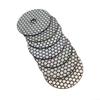 7pcs Dry Polishing Pads 4 Inch 100mm Resin Flexible Sanding Discs for Polishing For Granite Marble Quartzite Stone Tiles with for multi Grits 50# 3000# view 4